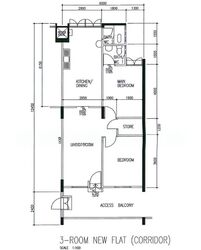 Blk 530 Jurong West Street 52 (Jurong West), HDB 3 Rooms #531062911